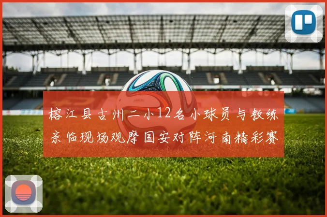 榕江县古州二小12名小球员与教练亲临现场观摩国安对阵河南精彩赛事